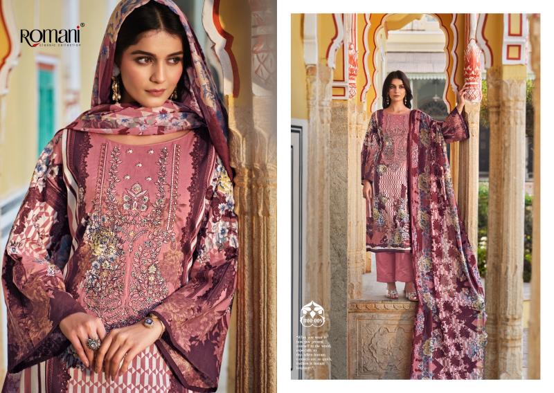 Romani Aarzu Vol 16 Catalog cotton dress materials wholesale in surat 