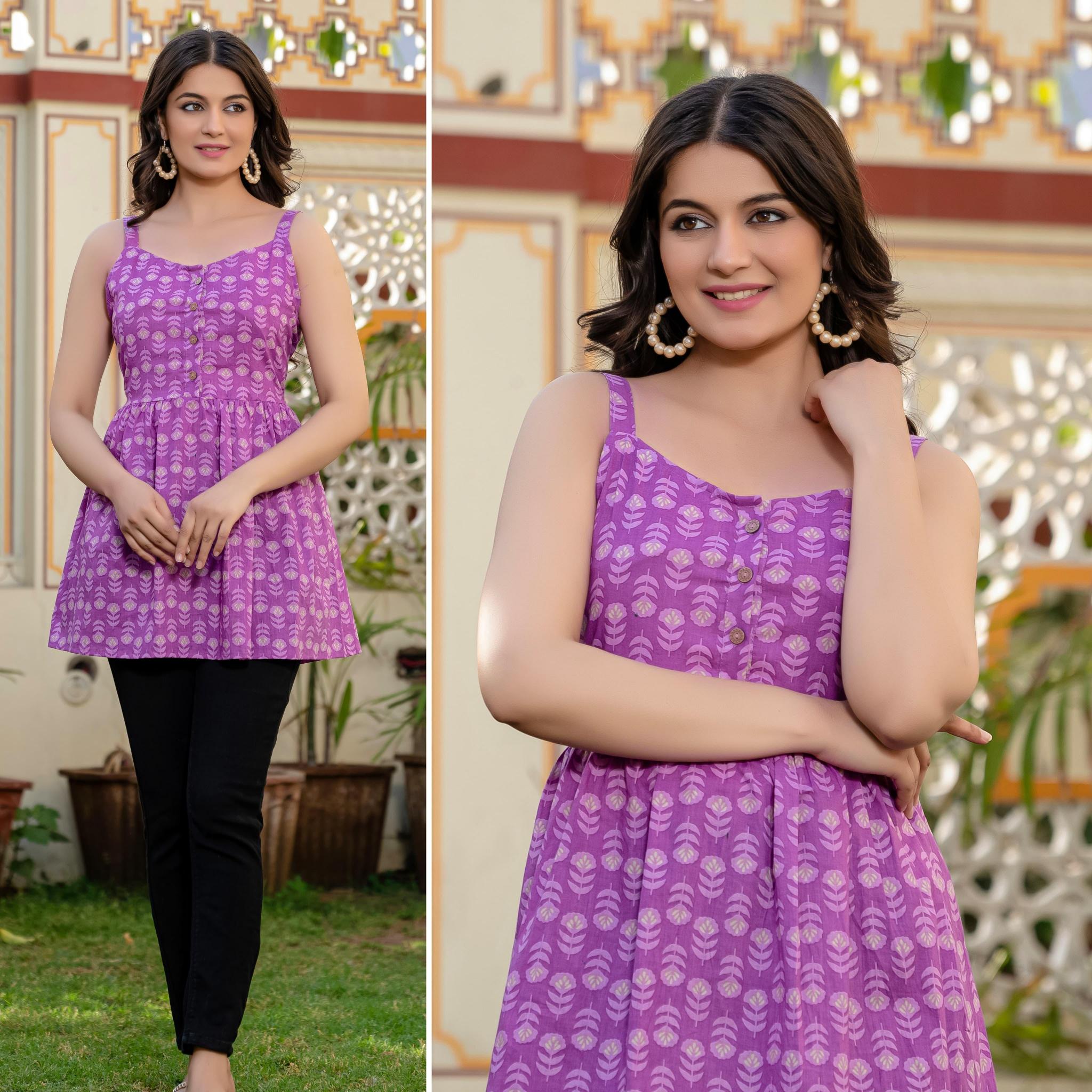 Sabella Cotton Sleeveless Peplum Top vol 1 Western dress 