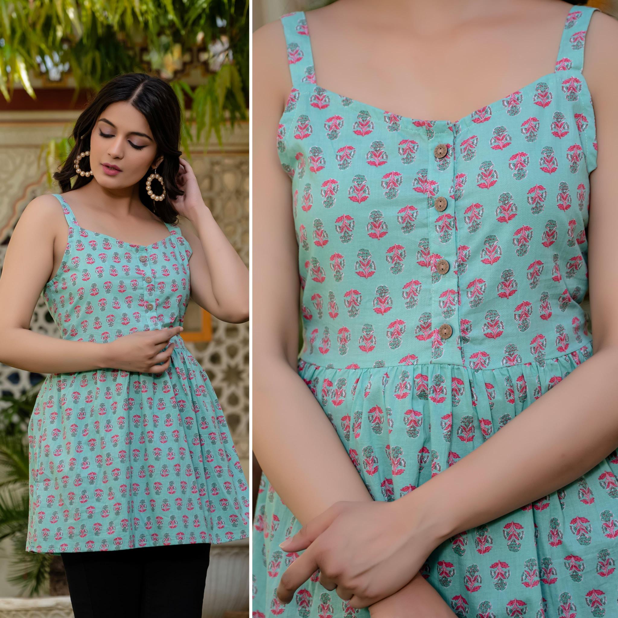 Sabella Cotton Sleeveless Peplum Top vol 1 Western dress 
