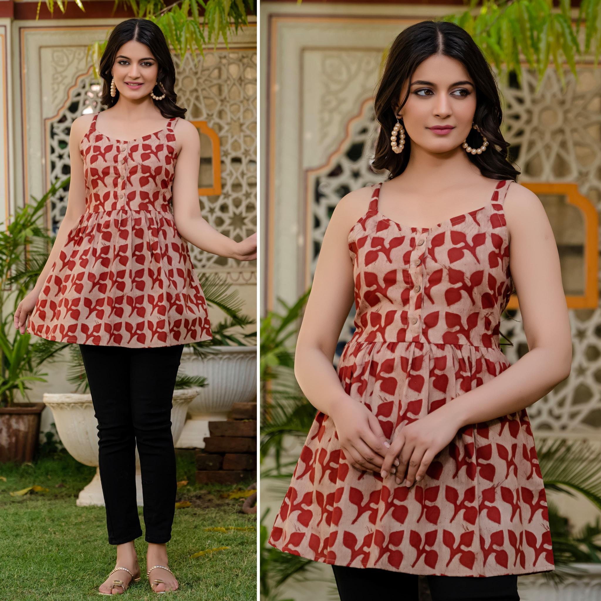 Sabella Cotton Sleeveless Peplum Top vol 1 Western dress 