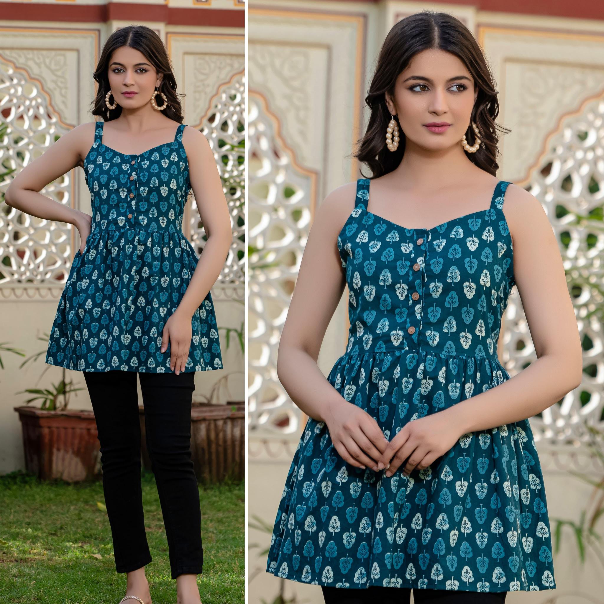 Sabella Cotton Sleeveless Peplum Top vol 1 Western dress 