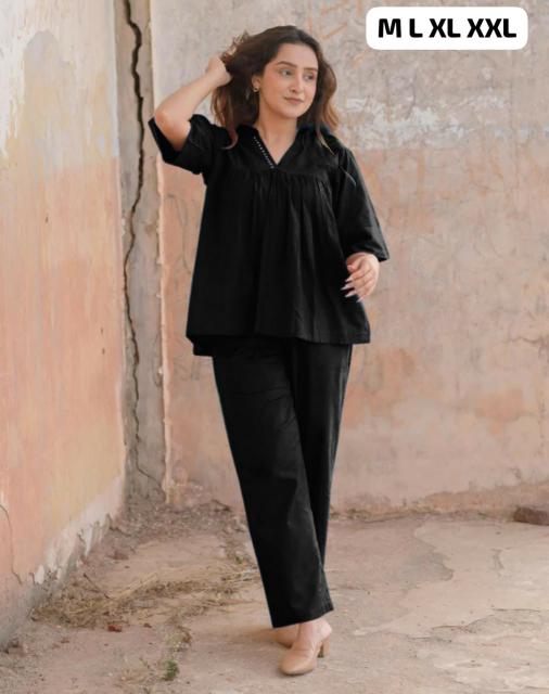Sabella Flex cotton vol 1 catalog plain co ord set