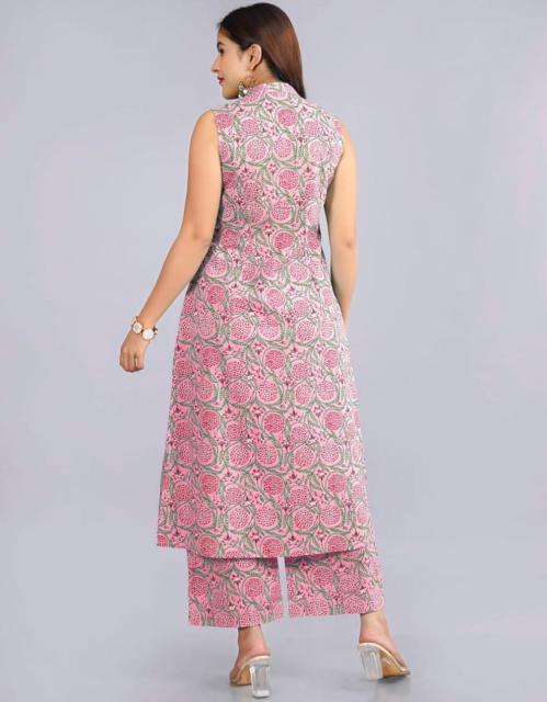 Sabella Kaira Catalog pink kurti india
