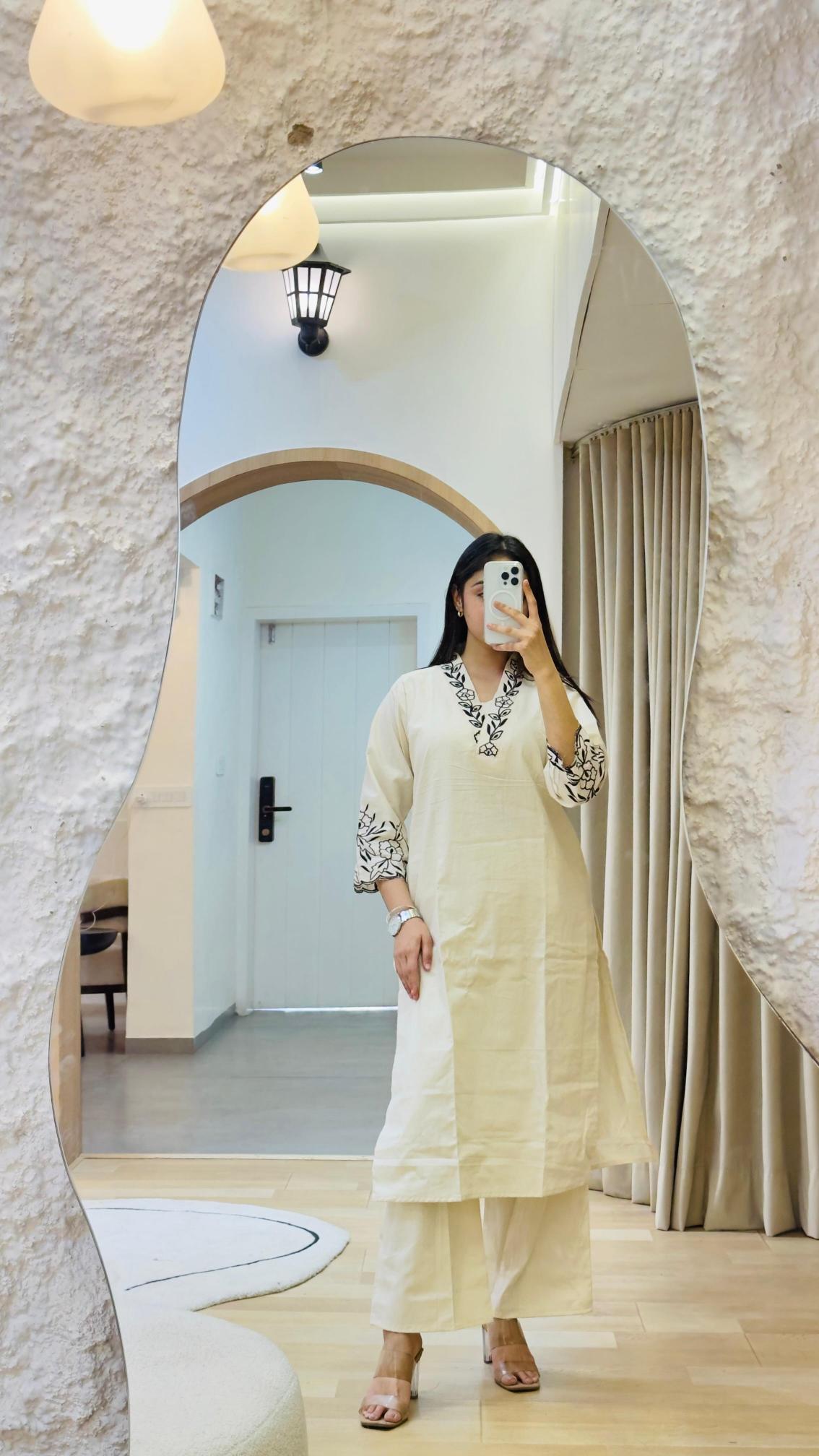 Sabella summer embroidery co ord set