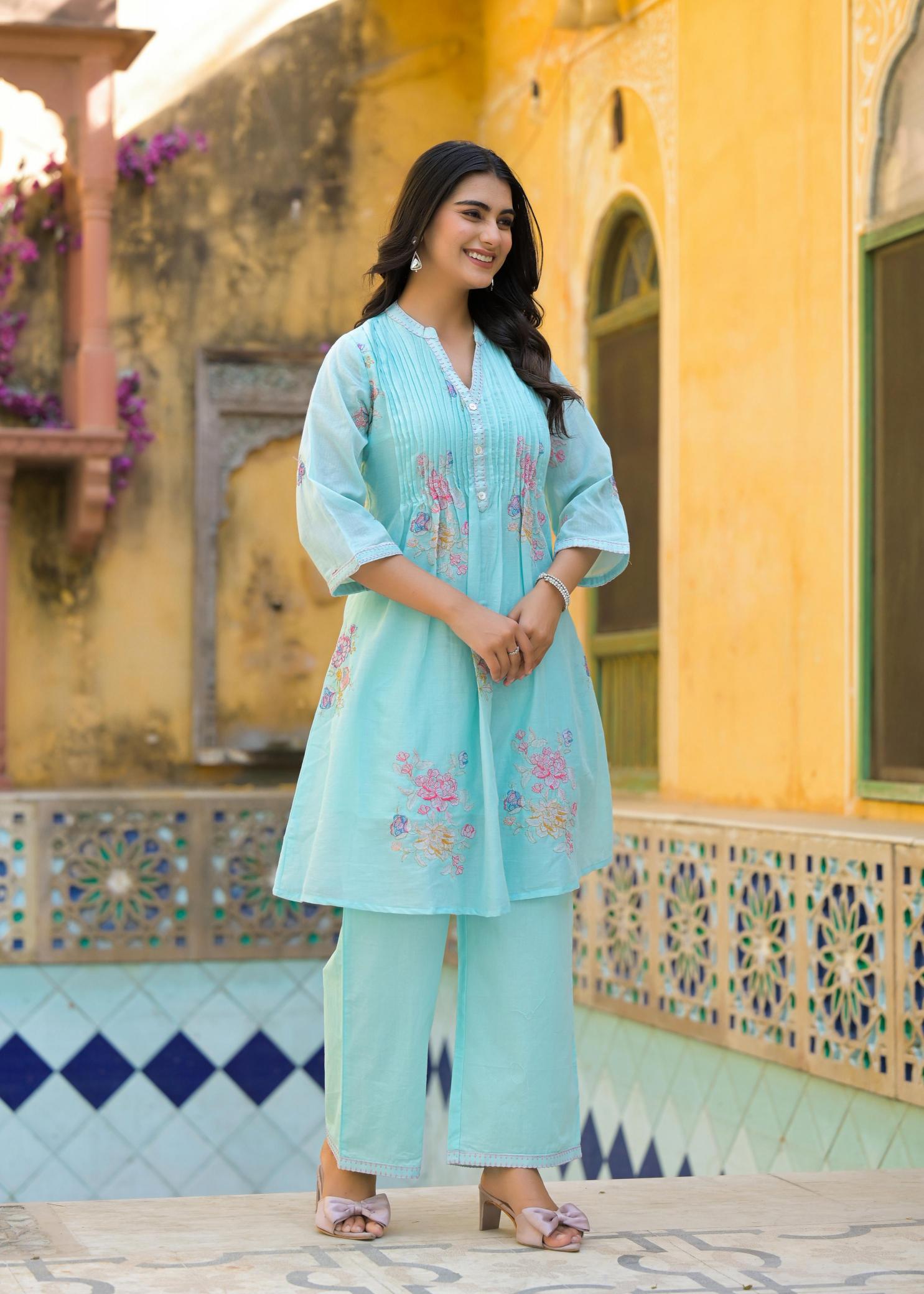 Sabella Tanyaa P 208 catalog Mul Cotton co ord set