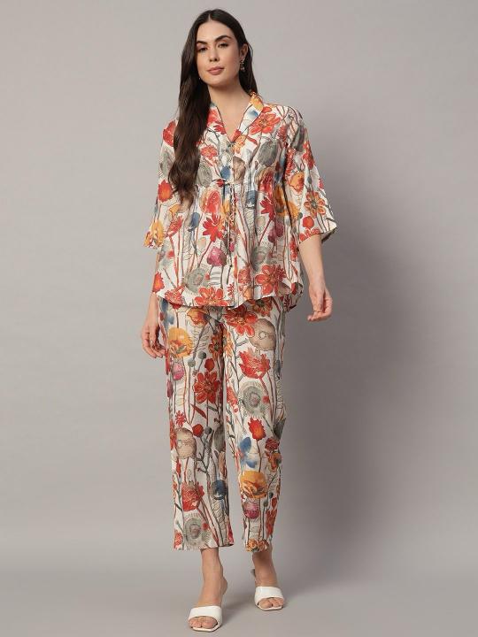 Sabella Tanyaa P 209 catalog Premium Mul Chanderi Hand Work co ord set