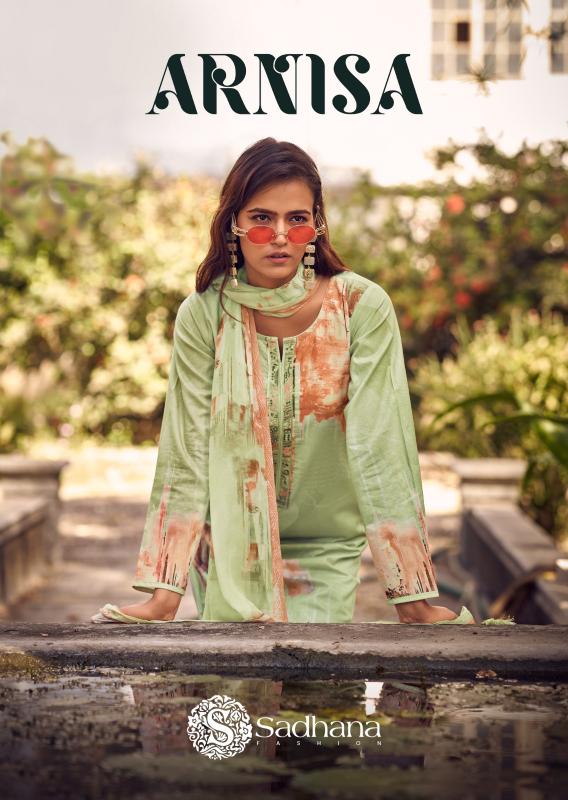 Sadhana Fashion Arnisa catalog ladies dress material manufacturers in surat
