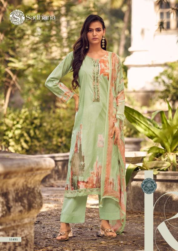 Sadhana Fashion Arnisa catalog ladies dress material manufacturers in surat