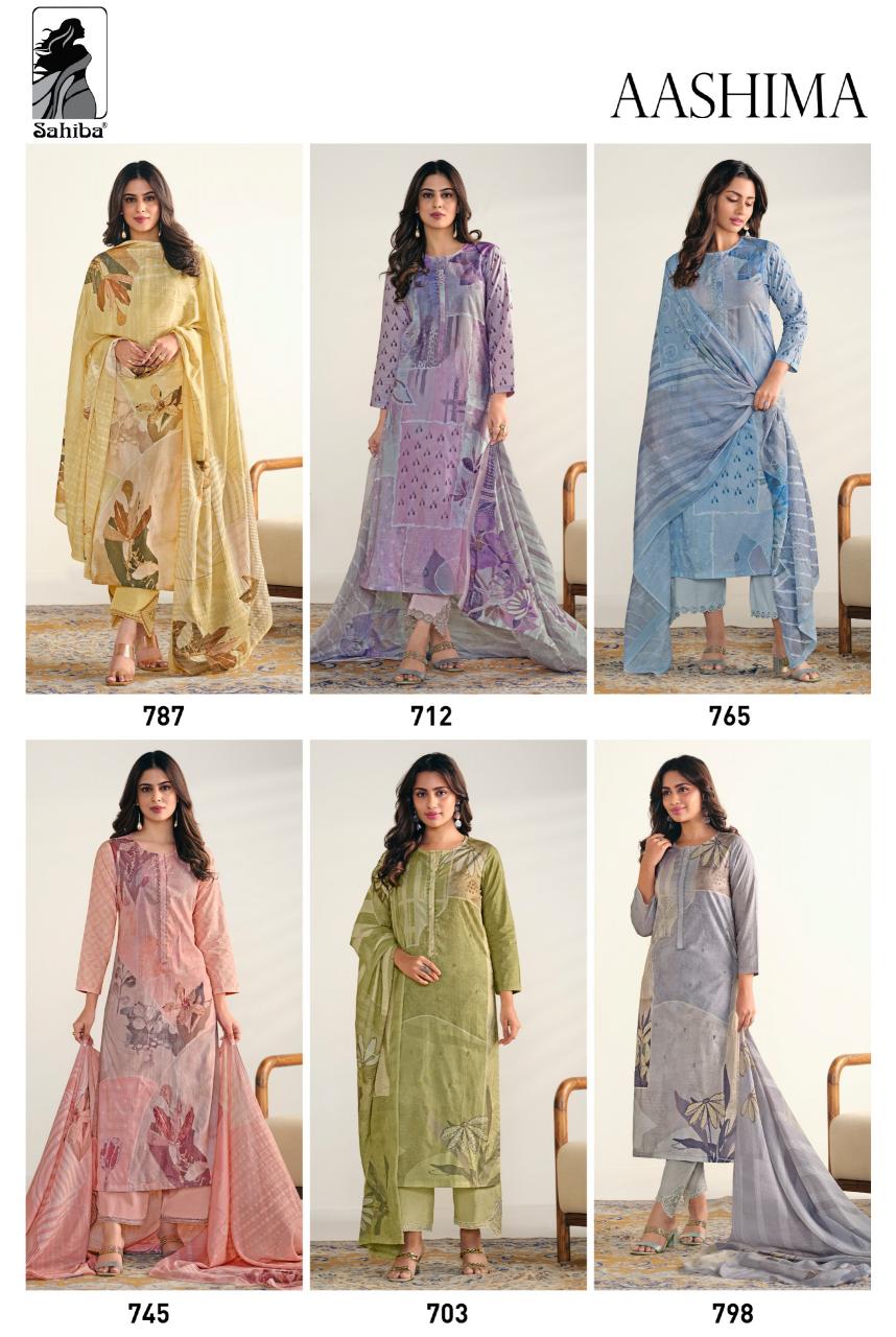 Sahiba Aashima catalog designer salwar kameez wholesalers india 