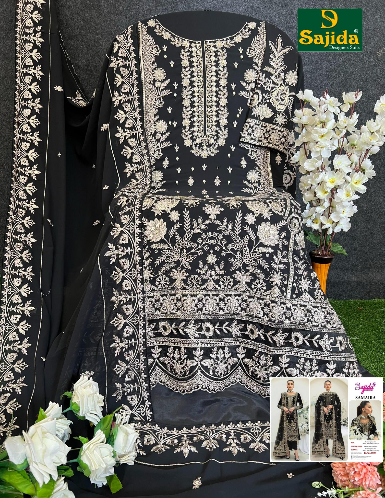 Sajida Samaira Vol 1 (1024 to 1026) Catalog pakistani suit price in india