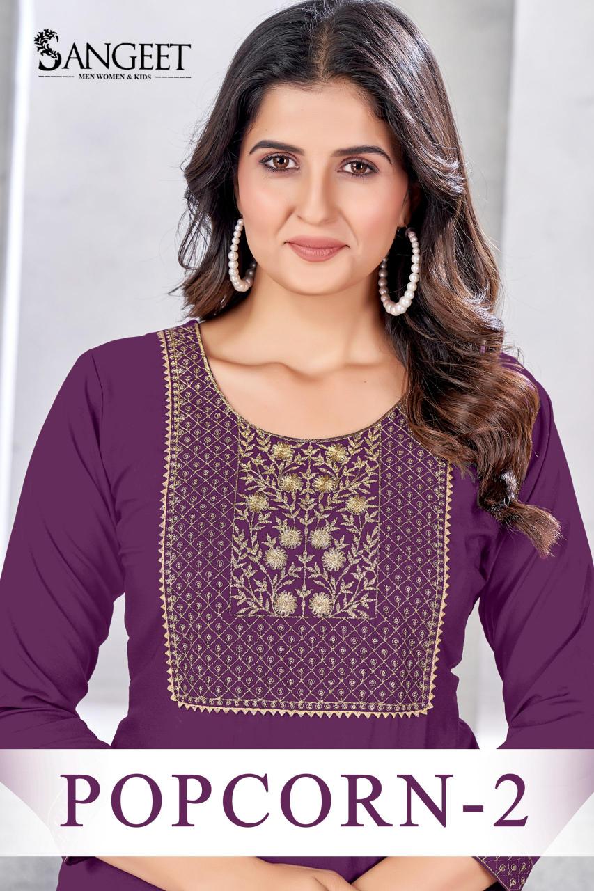 Sangeet Popcorn 2 Nx catalog best designer kurtis in india