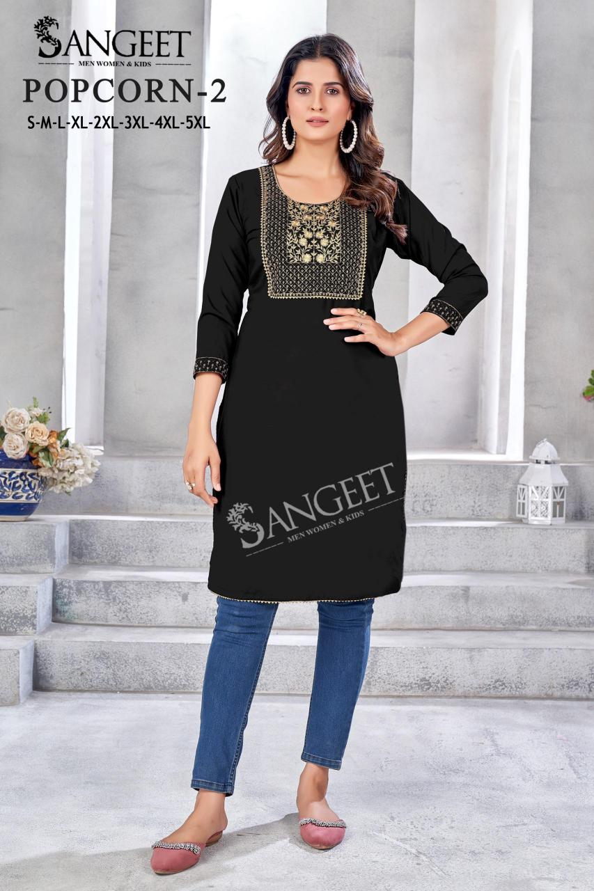 Sangeet Popcorn 2 Nx catalog best designer kurtis in india