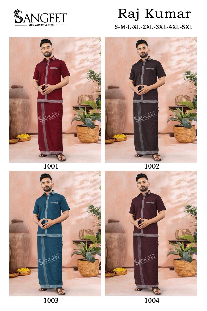 Sangeet Raj Kumar Catalog Mens Cotton Shirt With Vesti