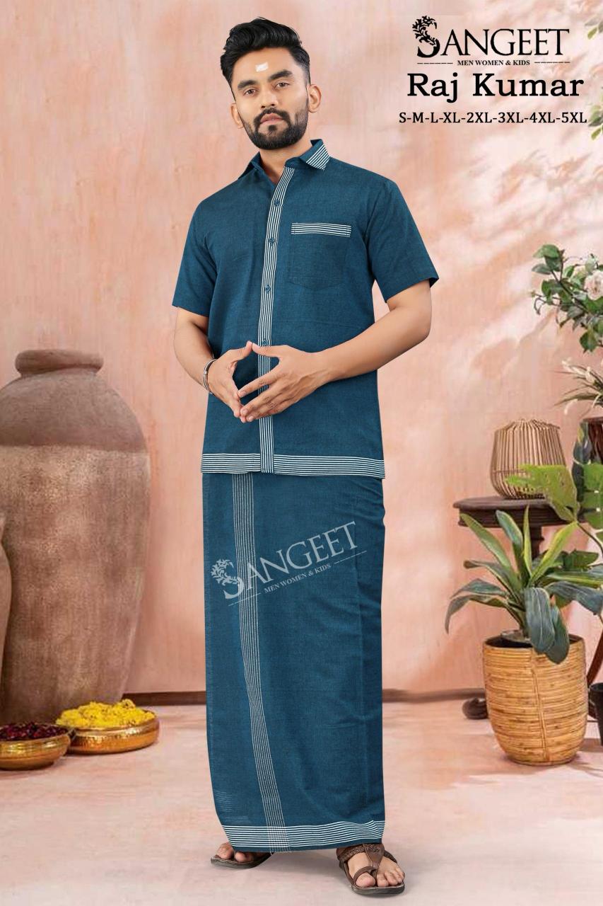 Sangeet Raj Kumar Catalog Mens Cotton Shirt With Vesti