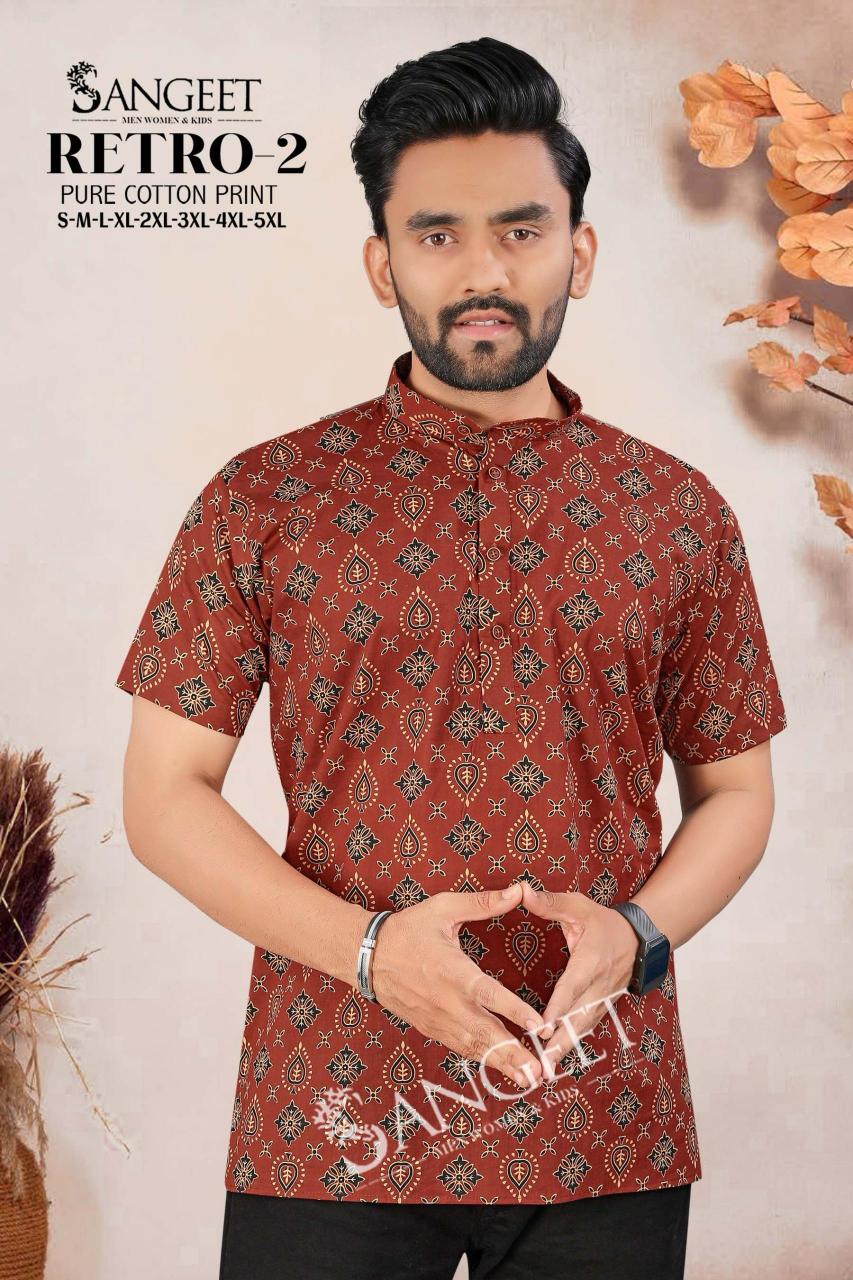 Sangeet Retro vol 2 Catalog Cotton Mens Shirt 