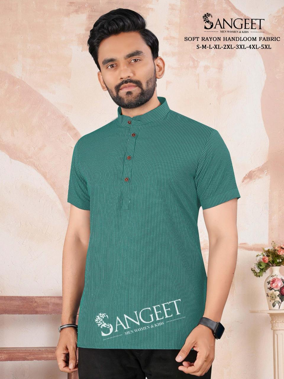 Sangeet Soft Rayon Handloom vol 2 catalog Mens rayon T Shirt