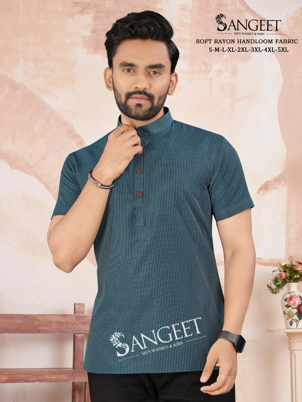 Sangeet Soft Rayon Handloom vol 2 catalog Mens rayon T Shirt