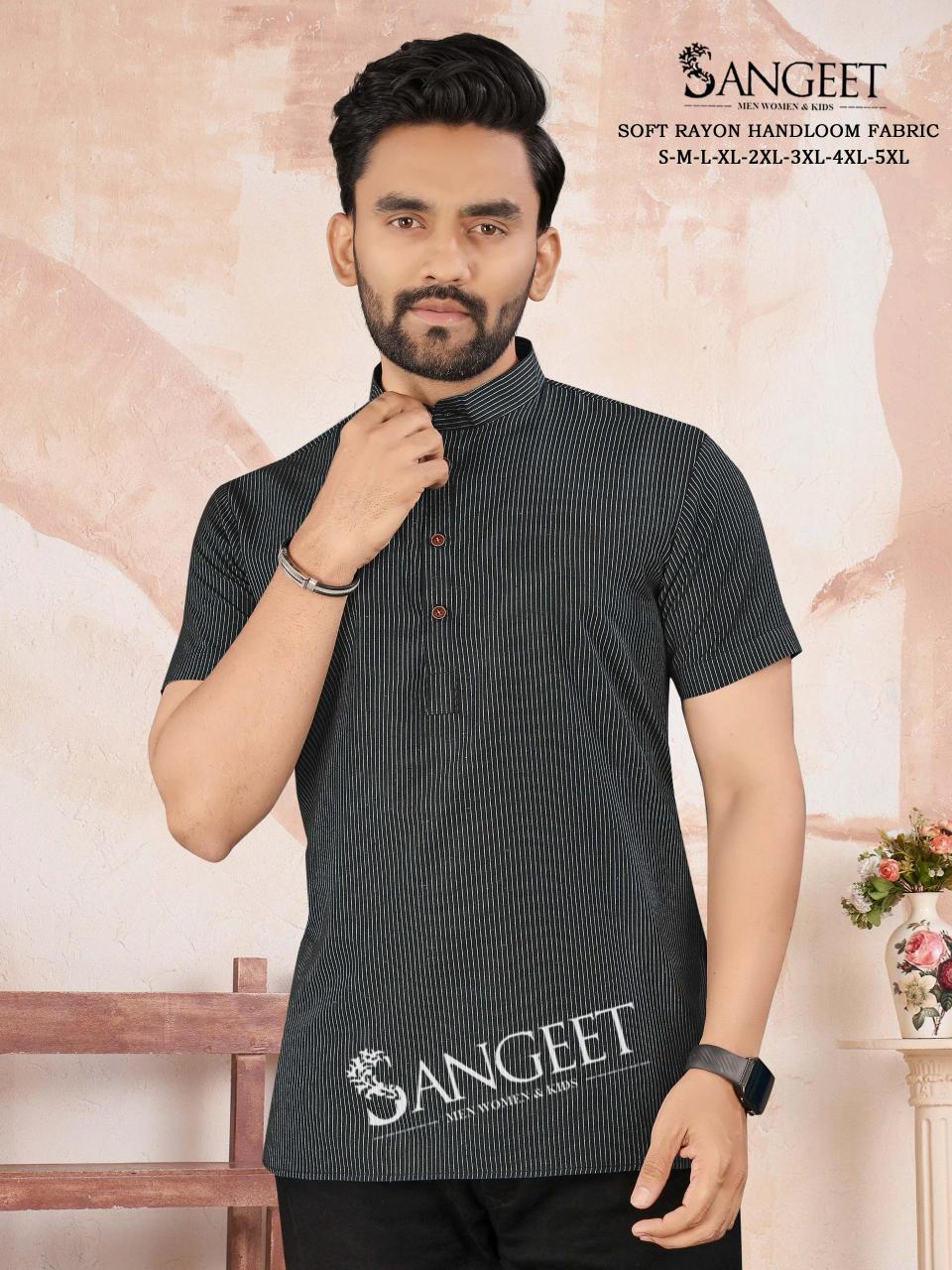 Sangeet Soft Rayon Handloom vol 2 catalog Mens rayon T Shirt