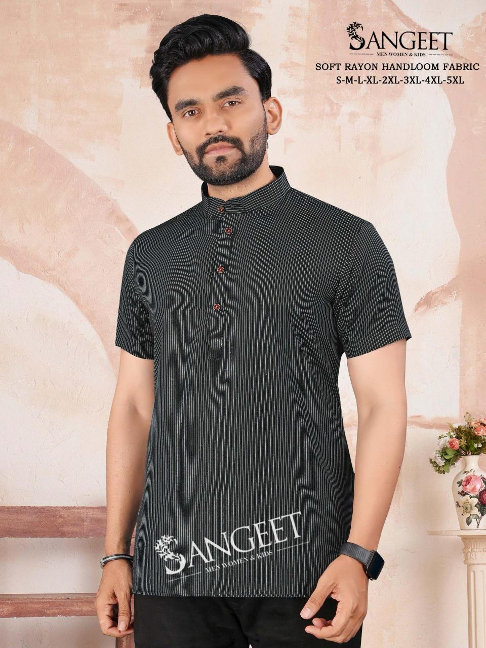 Sangeet Soft Rayon Handloom vol 2 catalog Mens rayon T Shirt