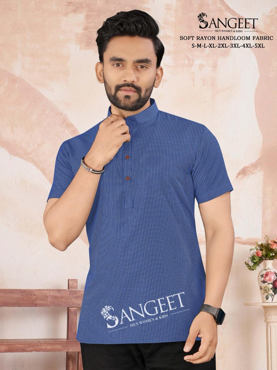 Sangeet Soft Rayon Handloom vol 2 catalog Mens rayon T Shirt