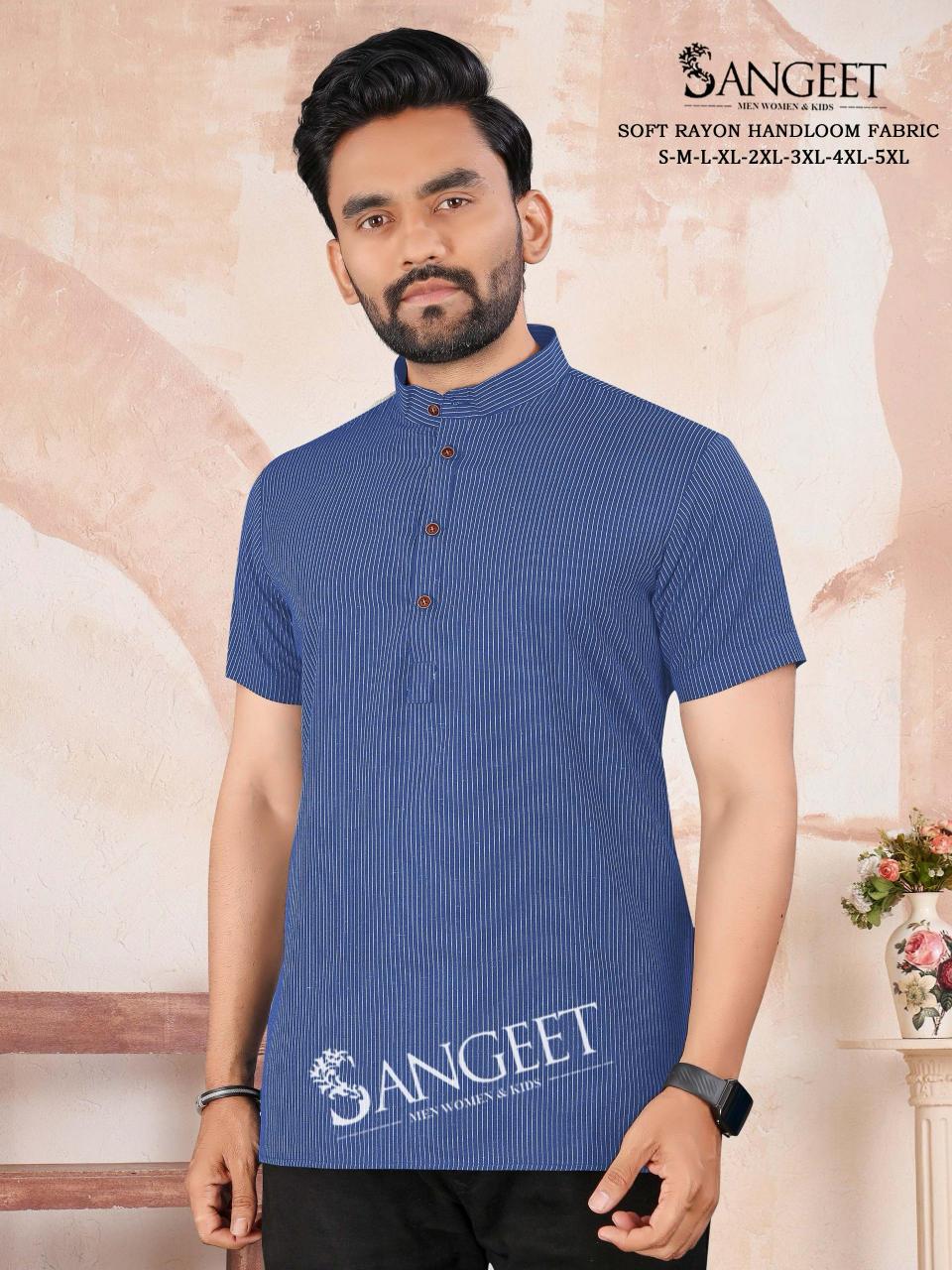 Sangeet Soft Rayon Handloom vol 2 catalog Mens rayon T Shirt