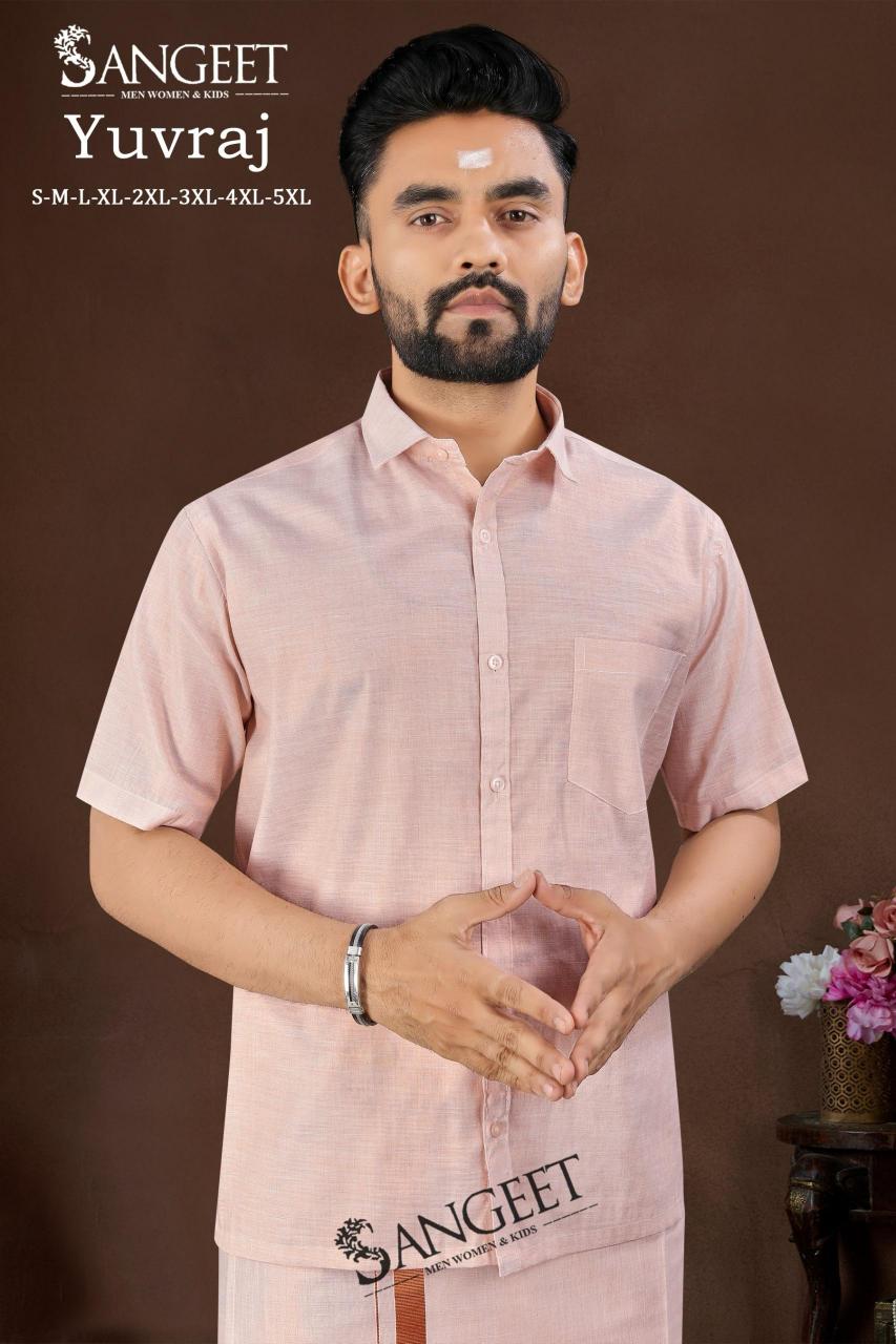 Sangeet Yuvraj Catalog Mens Shirt With Vesti wholesaler