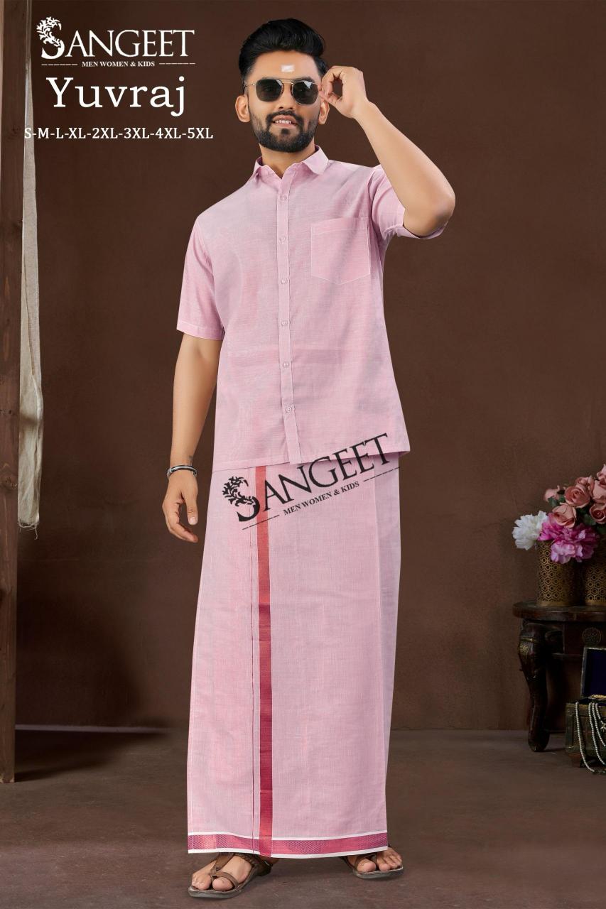 Sangeet Yuvraj Catalog Mens Shirt With Vesti wholesaler