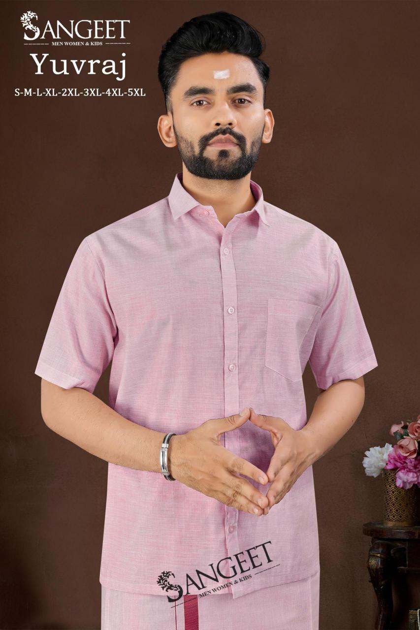 Sangeet Yuvraj Catalog Mens Shirt With Vesti wholesaler