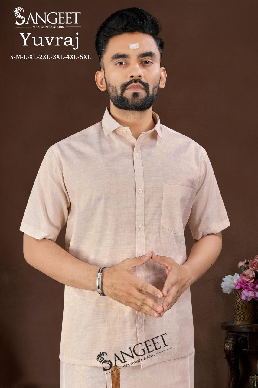 Sangeet Yuvraj Catalog Mens Shirt With Vesti wholesaler
