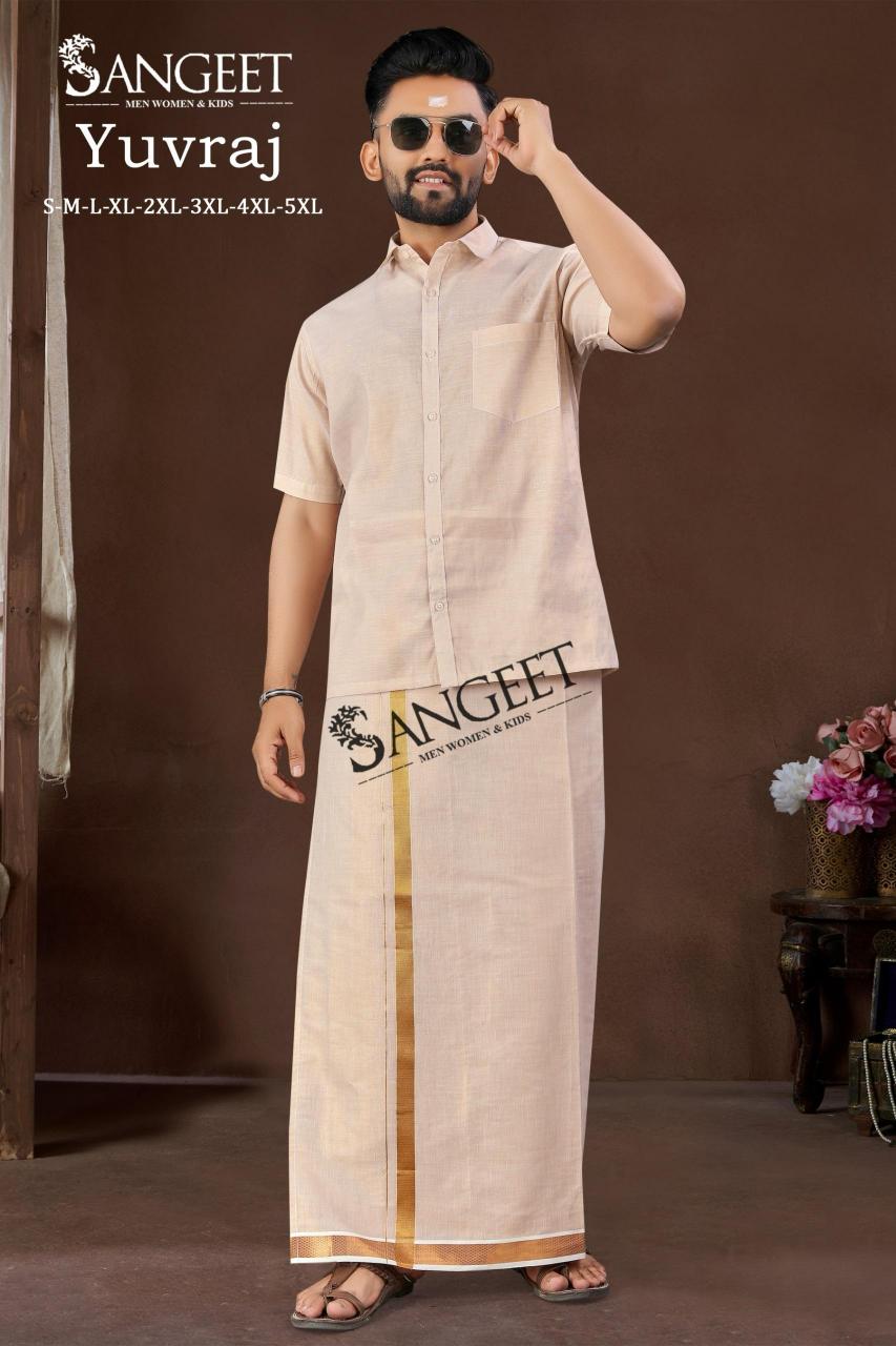 Sangeet Yuvraj Catalog Mens Shirt With Vesti wholesaler