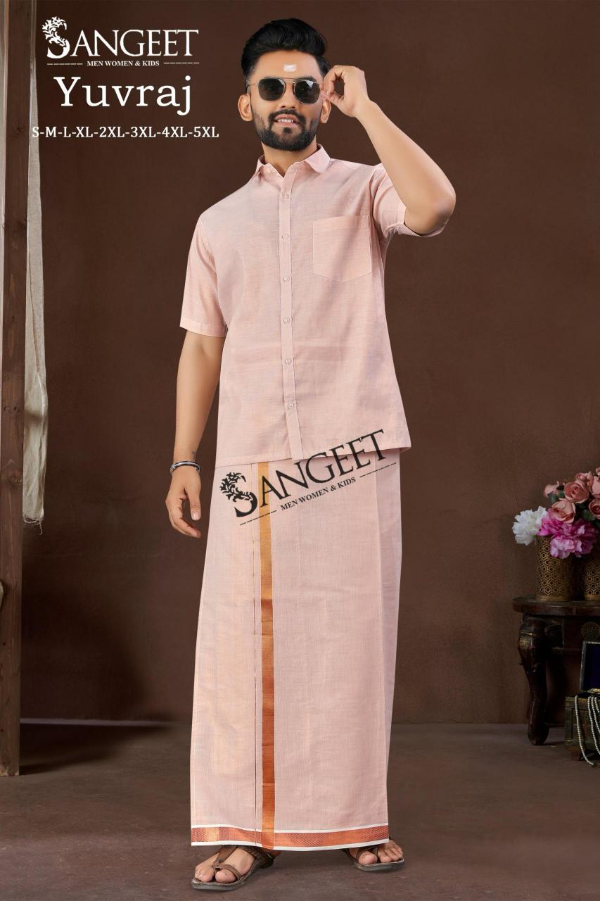 Sangeet Yuvraj Catalog Mens Shirt With Vesti wholesaler
