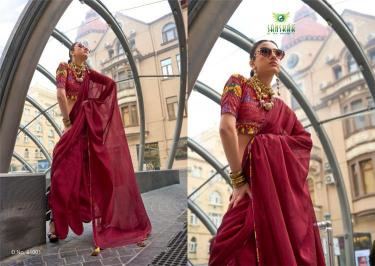 Sanskar Society catalog chiffon saree surat