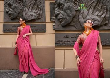 Sanskar Society catalog chiffon saree surat