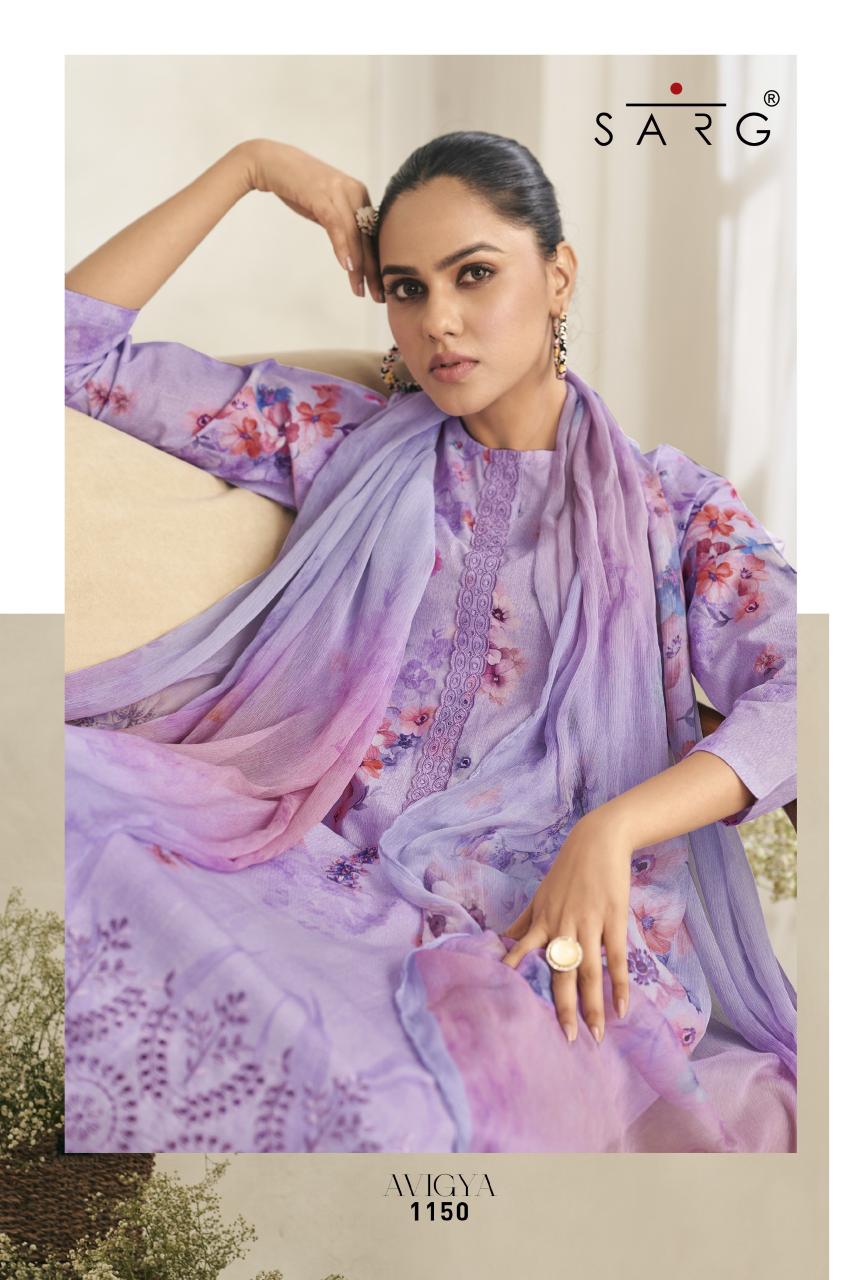 Sarg Avigya catalog unstitched salwar kameez wholesalers in kolkata