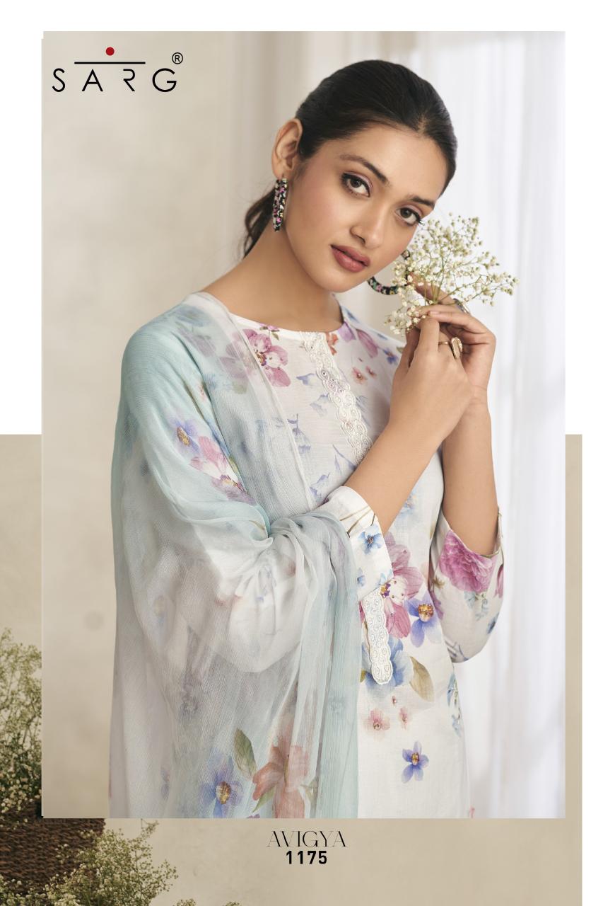 Sarg Avigya catalog unstitched salwar kameez wholesalers in kolkata