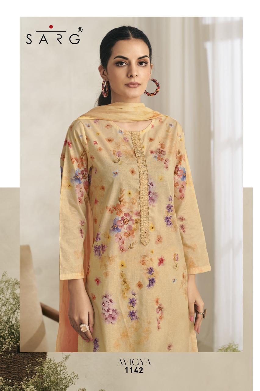Sarg Avigya catalog unstitched salwar kameez wholesalers in kolkata