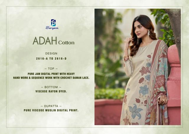 Sargam Adah Cotton catalog salwar kameez wholesaler in surat