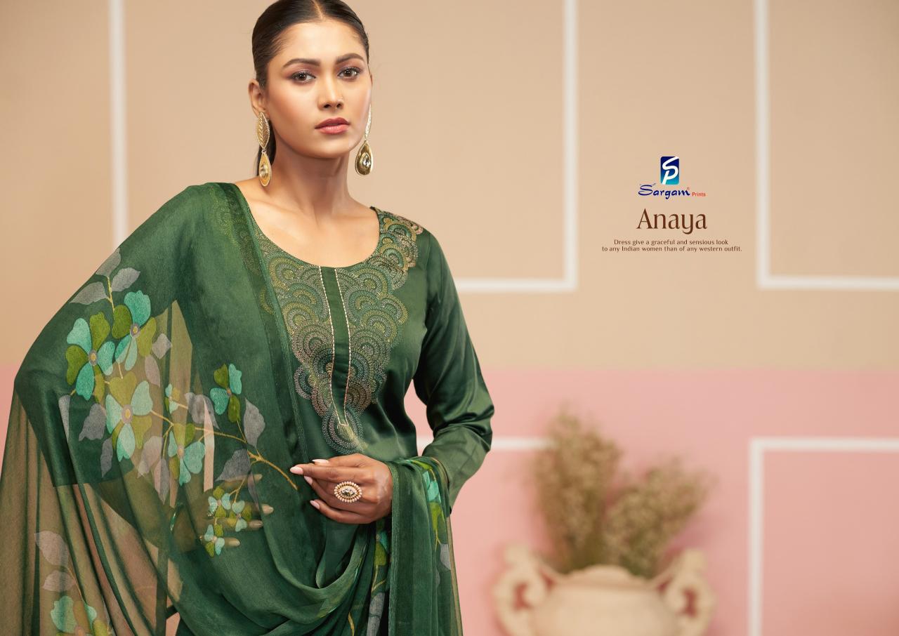 Sargam Anaya Catalog wholesale dealer of dress material in surat