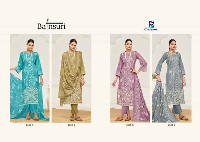 Sargam Bansuri catalog wholesale dress materials in hyderabad 
