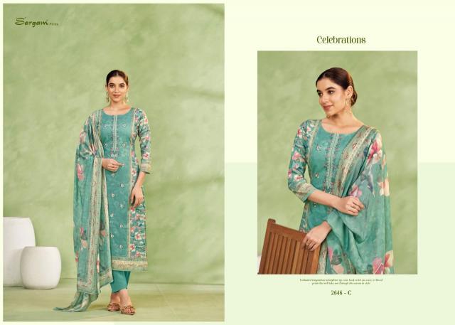 Sargam Celebration catalog wholesale dress material in mangalore 