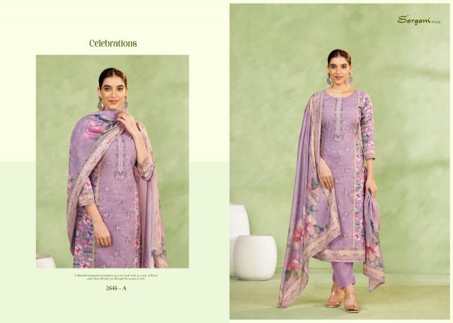 Sargam Celebration catalog wholesale dress material in mangalore 