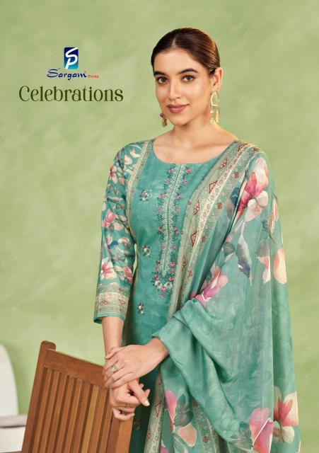 Sargam Celebration catalog wholesale dress material in mangalore 
