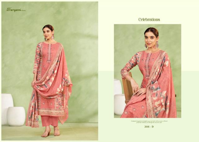 Sargam Celebration catalog wholesale dress material in mangalore 