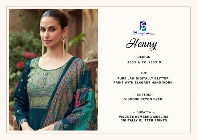 Sargam Henny catalog surat wholesale market dress materials