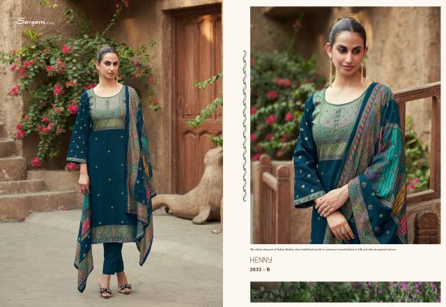 Sargam Henny catalog surat wholesale market dress materials
