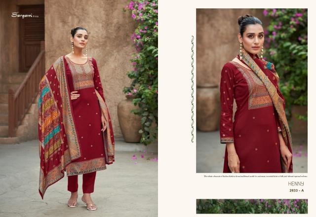 Sargam Henny catalog surat wholesale market dress materials