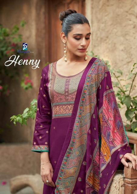 Sargam Henny catalog surat wholesale market dress materials