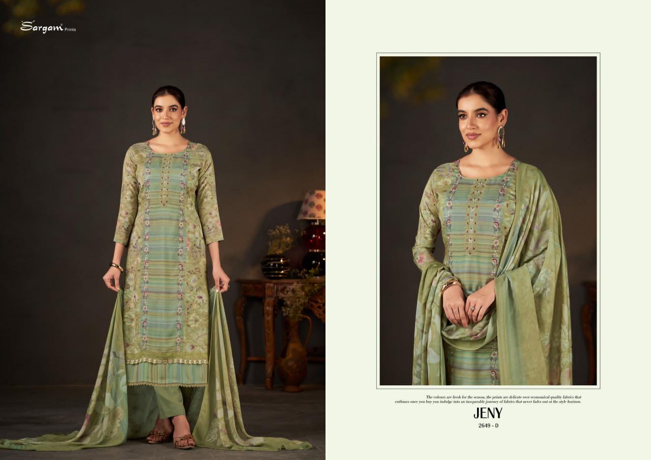 Sargam Jeny Catalog wholesale dress materials in gujarat 