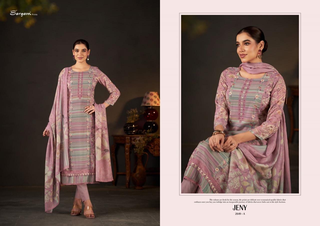 Sargam Jeny Catalog wholesale dress materials in gujarat 