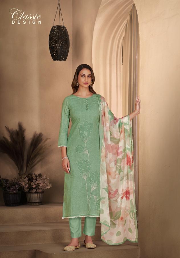 Sargam Liyana catalog famous dress material shop in surat